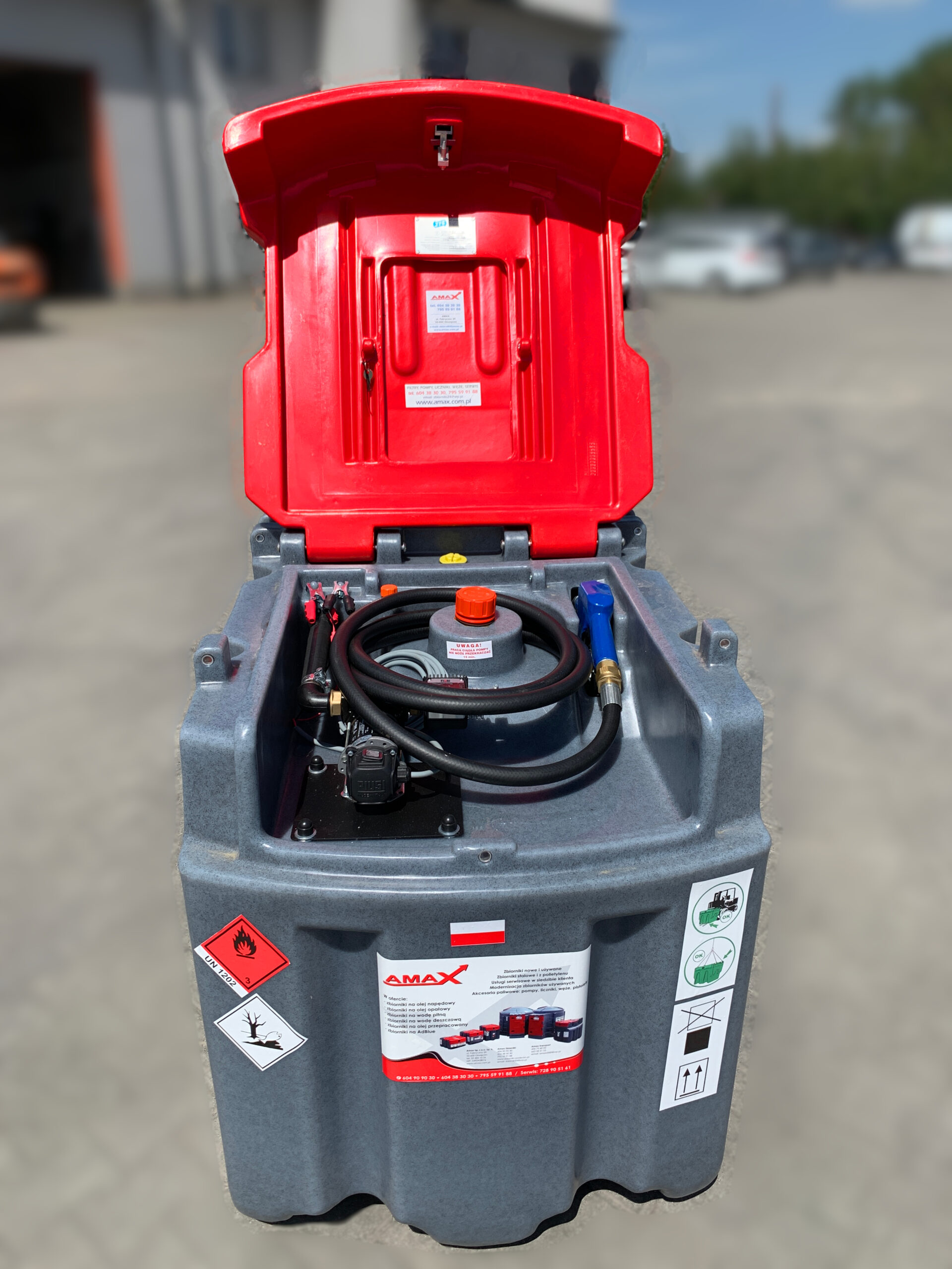 ZBIORNIK NA PALIWO 600 L PRO Mobilny JFC AMAX ZBIORNIK NA PALIWO 600 L PRO Mobilny JFC AMAX